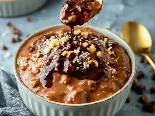 Warm Chocolate Peanut Butter Oatmeal in 5 Minutes at Camp